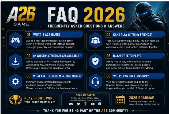 A26 Game FAQ for Android Users